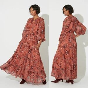 Cleobella Paisley Maxi Dress in paisley
